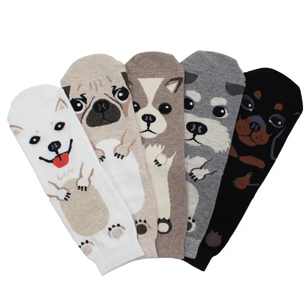 

Adult Size Pets Crew Socks Ankle Short Puppy Doberman Corgi Dachshund Sausage Dog Pug Doge Papillon Cute Collie Husky Schnauzer