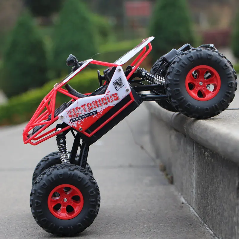 Oversized version of the alloy climbing mountain bigfoot four-wheel drive remote control toy model off-road vehicle climbing car