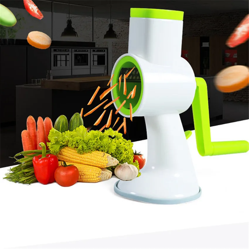 2018 kitchen Multifunctional Manual Cutting Shredder Device Roller