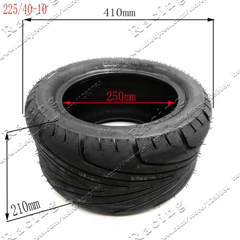 225/55-8 шины 225/40-10 шины 18x9. 50-8 передние или задние 8 дюймов 10 дюймов 6PR электрический скутер вакуумные шины для Harley китайский велосипед