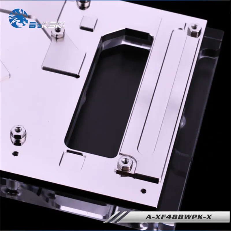 Bykski A-XF48BWPK-X с полным покрытием GPU водоблок для VGA XFX RX 480 470 Black Wolf Evolution Видеокарта Кулер Радиатор