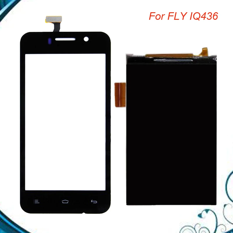 ЖК-дисплей 3 5 дюйма для Fly IQ436 + сенсорный экран высокого качества бесплатная
