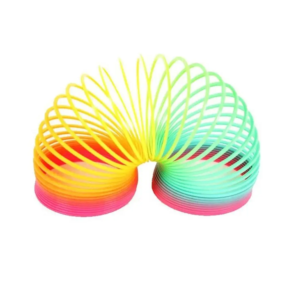 

Rainbow Magic Spring Ring Toys Slinky Joke Kids Gifts Large Size Funny