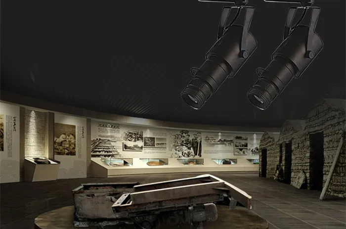 Square Aperture COB Spotlight Background LED Track Light Lamp KTV Bar Restaurant Cafe Museum Zoom Light 3w 7w 10w 15w 20w led spotlights indoor