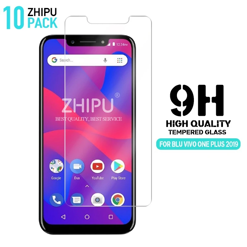10 шт. закаленное стекло для BLU Vivo One Plus 2019 протектор экрана 9H защитная пленка |