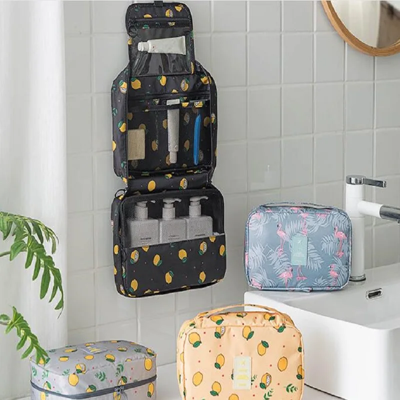 

Hook travel portable folding wash bag Cosmetic bag multi-function portable large capacity storage bag can be hanging wash bag