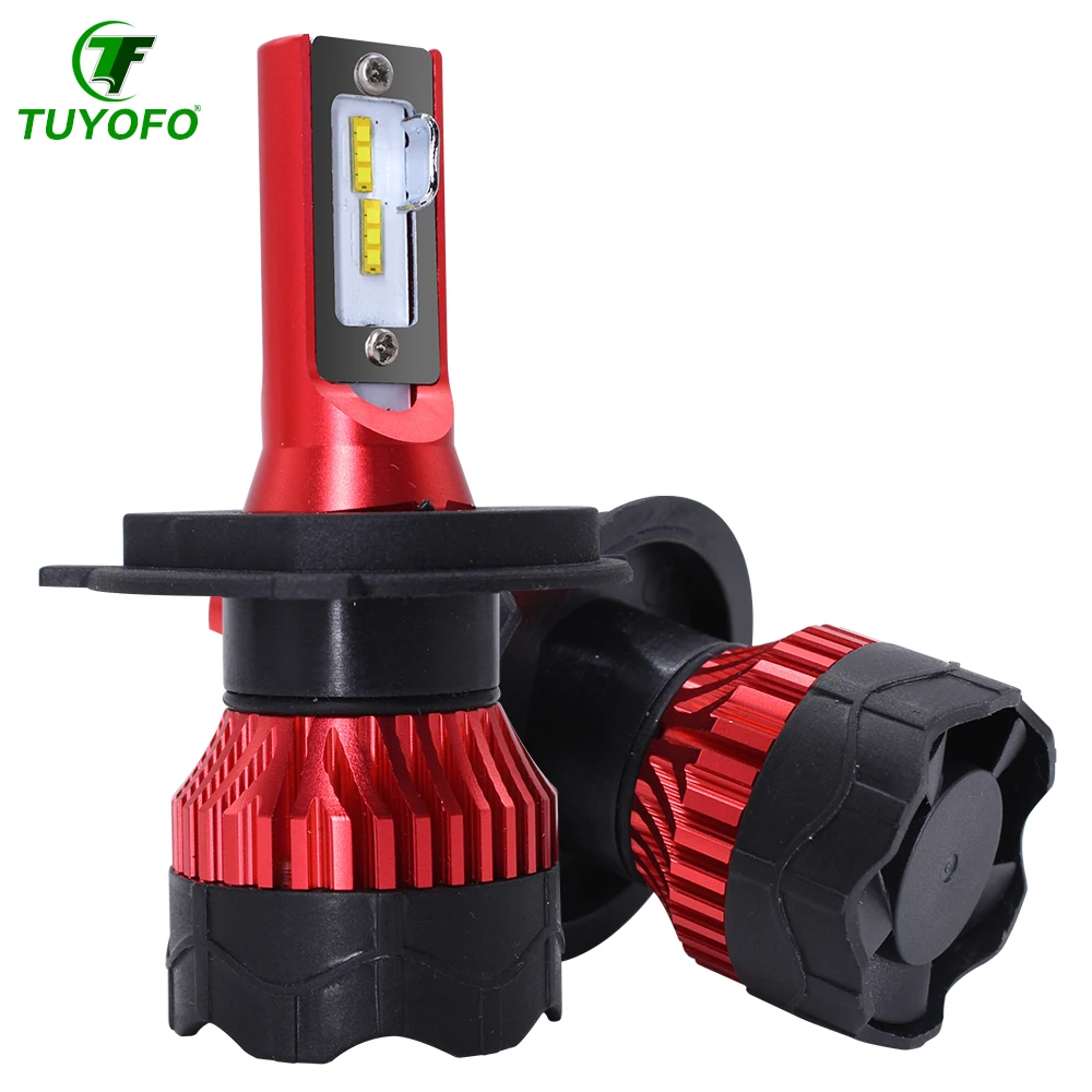 

TOYUFO K5 Car LED Headlamp 2pcs 9-32V 6000K High Low Beam G2 Bulb H4 2LED COB Headlight Conversion Kit for Toyota Land Cruiser