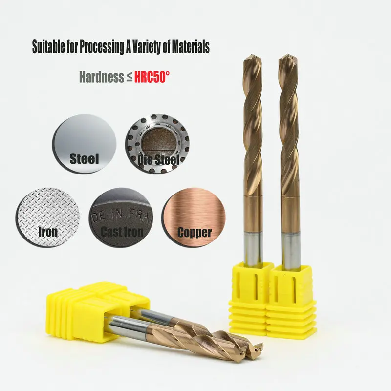 1pcs 6mm Tungsten Solid Carbide Twist Drill Bit Set for Steel Iron 5xD with 2 Internal Coolant Holes TIN Coating CED5.1-6.0mm_1
