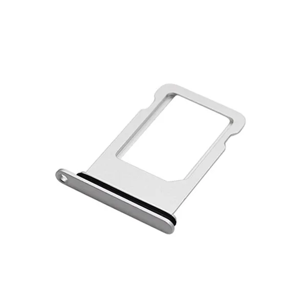 Netcosy для iPhone 8 sim-карты лоток Слот держатель заменитель адаптера Запчасти Ремонт запасная часть качество дешевые аксессуары для телефонов - Цвет: Silver