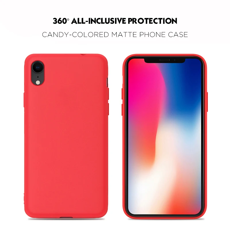 Чехлы с сердцем для iPhone 7 8 Plus X 6 6s XR XS Max 5 5S SE Мягкий силиконовый чехол S PLUS 10 цветной