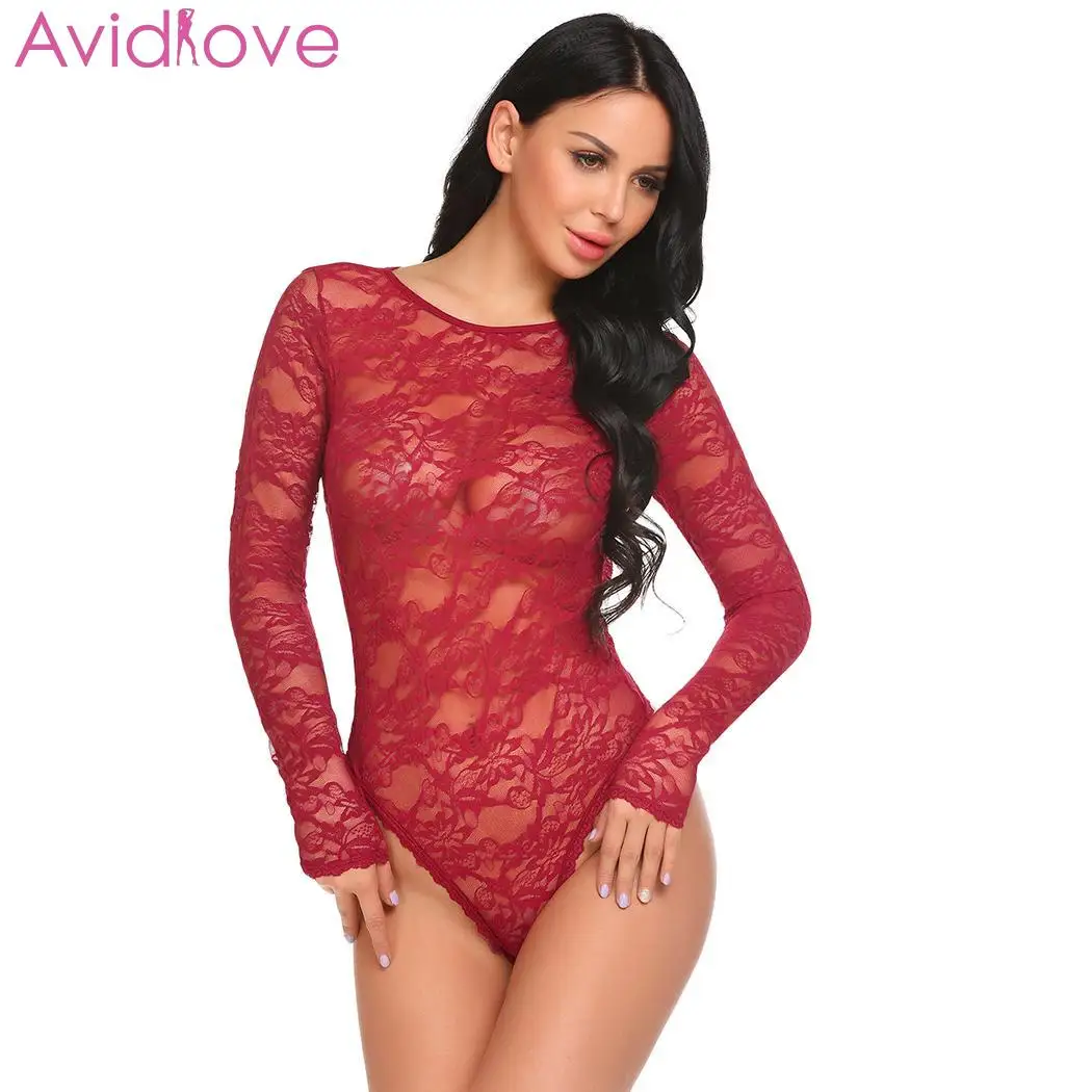 Avidlove женское сексуальное нижнее белье Babydoll костюмы с рукавами сорочка Пижама