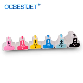 

For HP 801 Empty Refillable Ink Cartridge With Chip For HP 3108 3308 8238 C5188 C6188 C7188 C8188 C7368 D7168 C6288 C7288 C8188