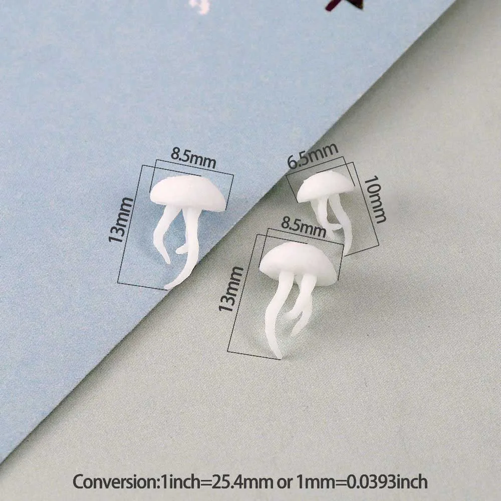 3 шт./компл. смешанный стиль Кристалл эпоксидная мини Океаническая Медуза моделирование эпоксидной формы DIY ремесла наполнения принадлежности аксессуары для УФ-лампы украшения - Цвет: E 3pcs