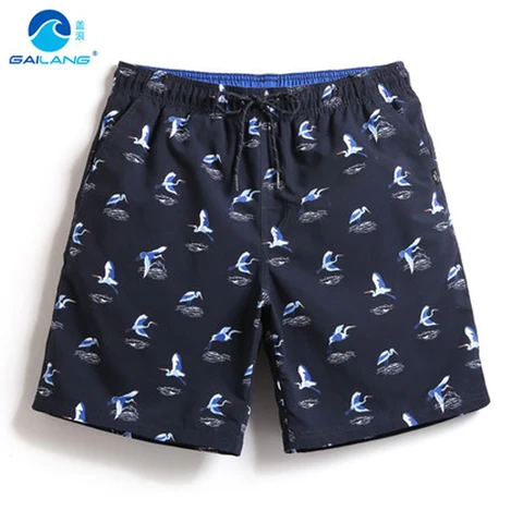 Roupa de Banho Shorts da Praia de Secagem Calções de Desporto dos Homens Sexy Board Shorts Rápida Natação Surf Swim Trunks Boxers Tamanho Grande Homem Forro