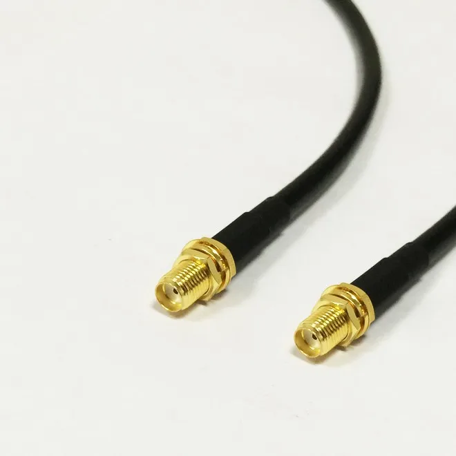 

New SMA Female Jack nut Switch SMA Female Jack Convertor RG58 jumper cable Wholesale Fast Ship 100CM 40"Adapter for wifi
