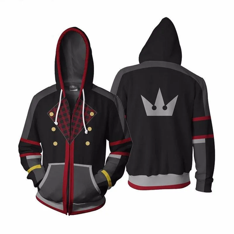 Kingdom Hearts 2 Sora Mens Boys Sweatshirt Hoodie Cosplay