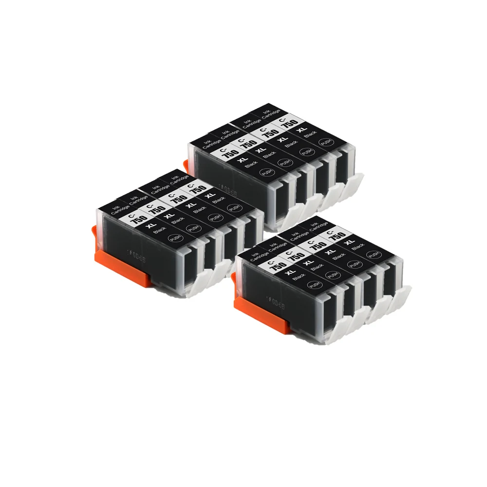 

Compatible PGI 750 BK BLACK ink cartridge for CANON PIXMA MX727 MX927 Ip7270 IX6770 MG5570 IX6870 IP8770 printers