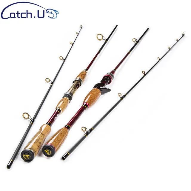 2 1M 10 25g Test Adjustable Length Carbon Fiber Lure Carp Casting Spinning Fishing Rod
