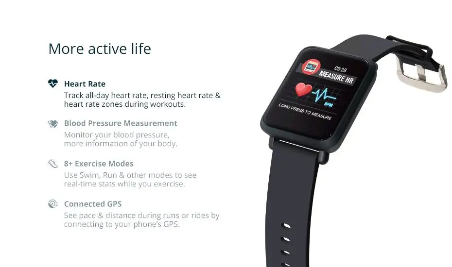 COLMI Smart Watch M28 IP68 Waterproof Bluetooth Heart Rate Blood Pressure Smartwatch for Xiao mi Android IOS Phone 7_1