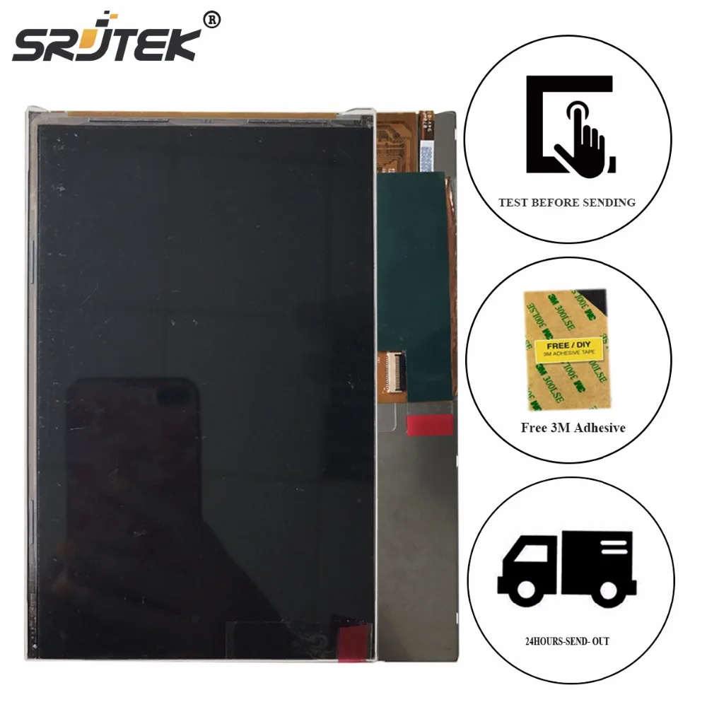 

Srjtek 7" Matrix Screen For QUMO Altair 702 LCD Display Tablet PC Screen Panel Replacement Parts Free Adhesive