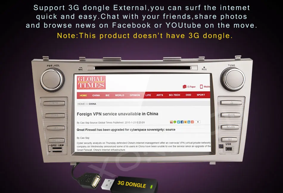 Flash Deal 2 Din Car DVD Multimedia Player For Toyota Camry 2007 2008 2009 2010 2011 Aurion GPS Navigation Head Unit Stereo Radio Audio BT 9