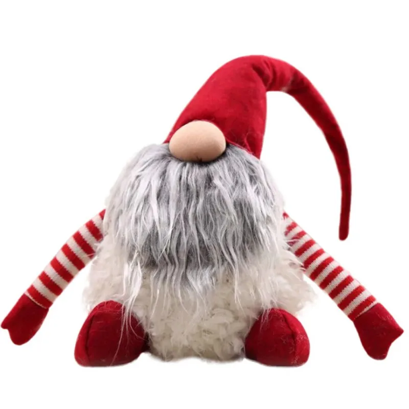 Ручная работа, Шведский Рождественский Санта-Клаус, украшение, плюш, Рождественский Забавный гном, плюш-Рождественский подарок для детей, США - Цвет: as show