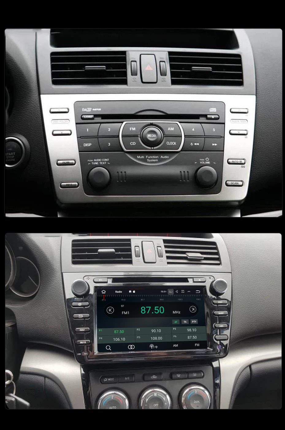 8Core Android 9,0 4+ 32G автомобиля Радио DVD плеер Автомобильный мультимедийный плеер для Mazda 6 Ruiyi Ultra 2008 2009 2010 2011 2012 gps Navi Canbus RDS