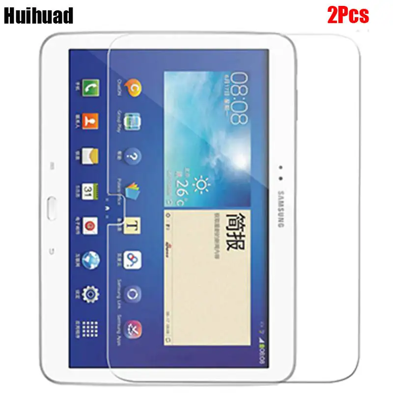 2 шт. закаленное стекло для Samsung Galaxy Tab 3 10 1 P5200 P5220 P5210 SM-P5200 GT-P5200 GT-P5220 Tab3 защита