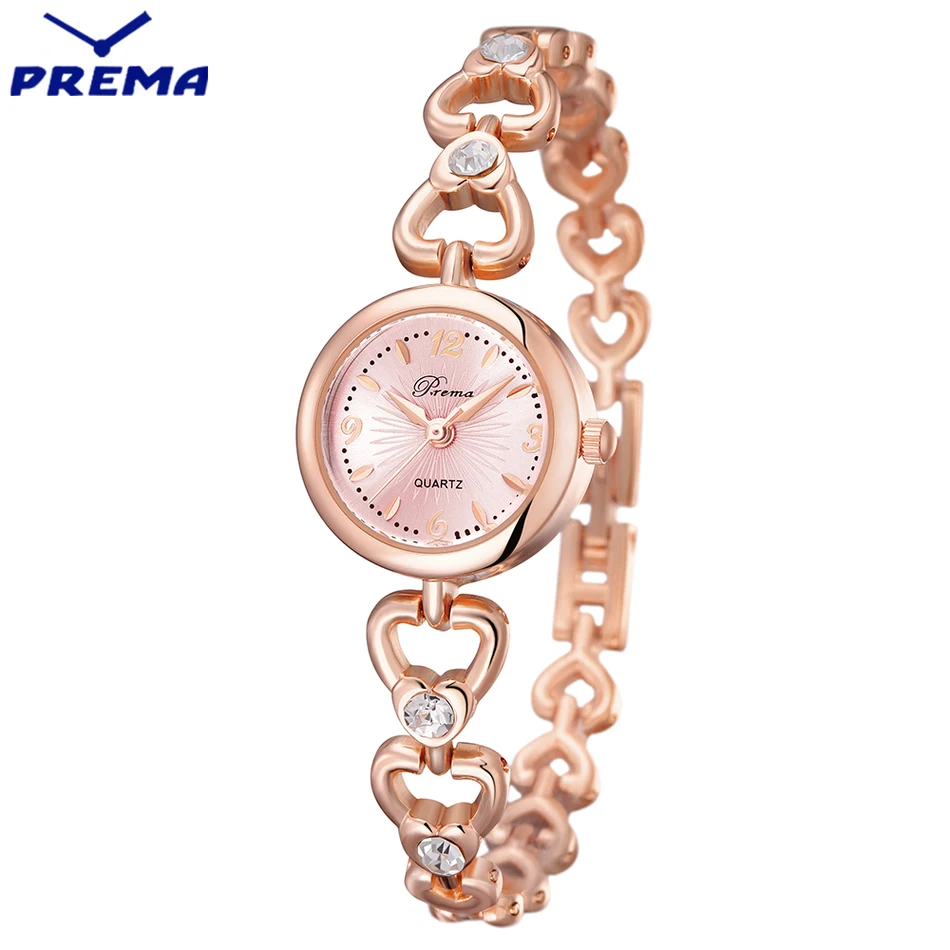 ФОТО 2016 PREMA Luxury Watch Women Lover's Quartz-Watch Fashion Silver Reloj mujer Ladies Watches Women Waterproof relogio masculino