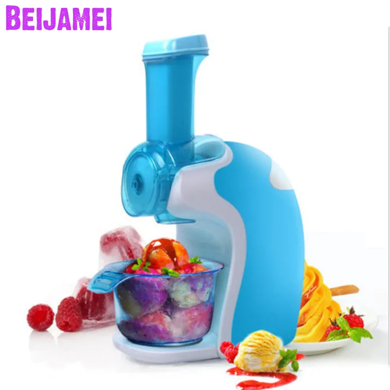 

Beijamei New Electric Homemade Ice Cream Maker Portable Fruit Ice Cream Making Machine for Dessert Store