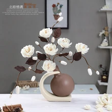 Минималистичная керамическая акриловая креативная простая модная ваза для цветов, домашний декор, украшение для комнаты, бара, свадебные украшения, статуэтка ручной работы