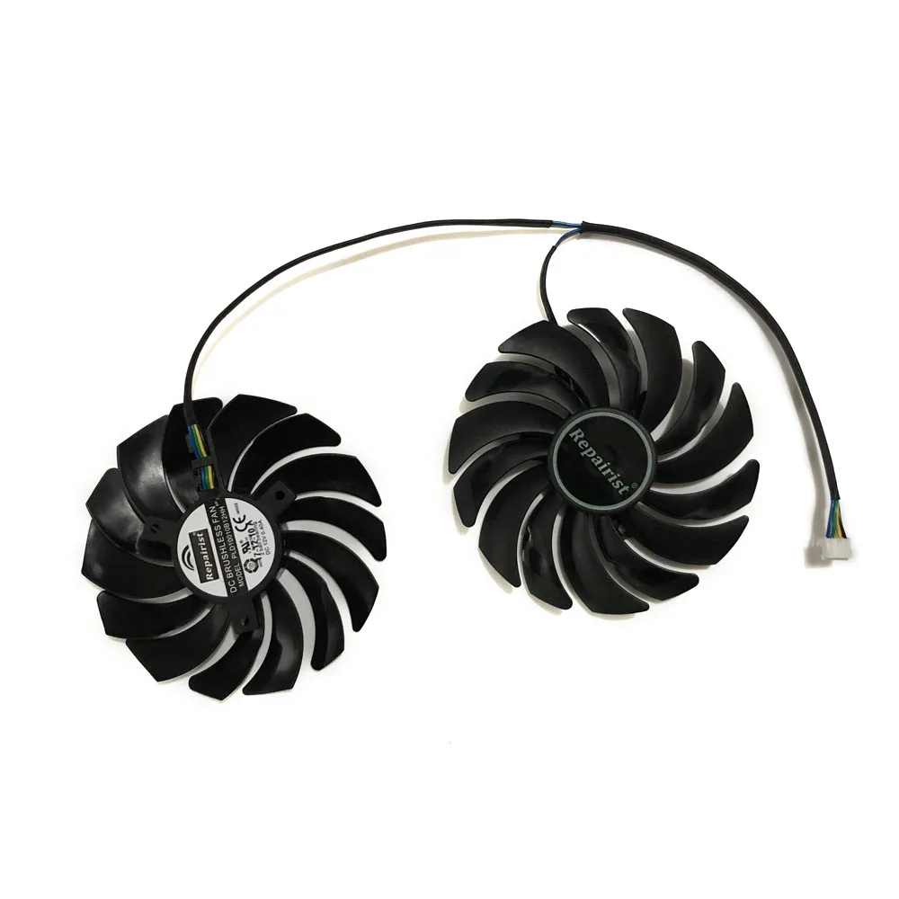 2pcs/lot computer radiator cooler Fans RX470 Video Card cooling fan For