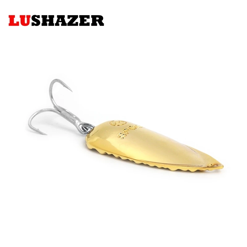 

LUSHAZER carp fishing lure spoon bait 15g 20g 25g metal lures spinnerbait wobbler winter fishing baits China spinners