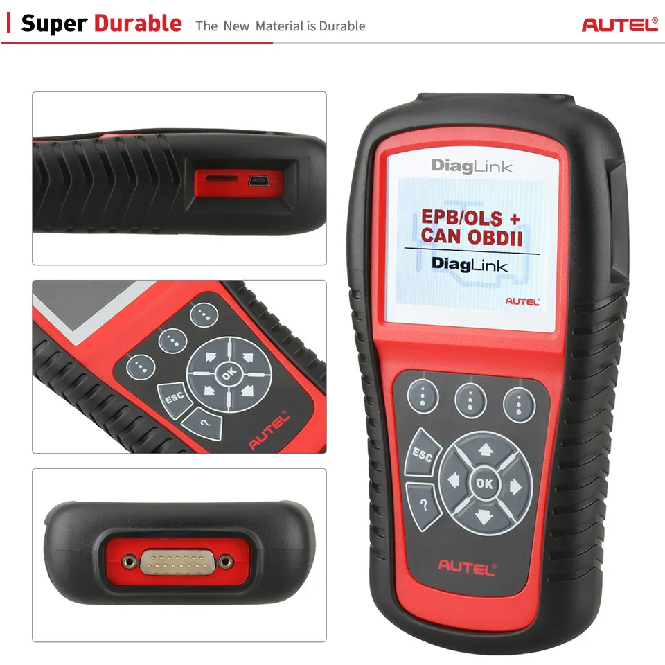 car inspection equipment for sale Autel Diaglink OBD OBD2 Scanner All System OBDII Diagnostic Tools DIY Auto Code Reader as MD802 MD805 Lifetime Free Update car battery trickle charger