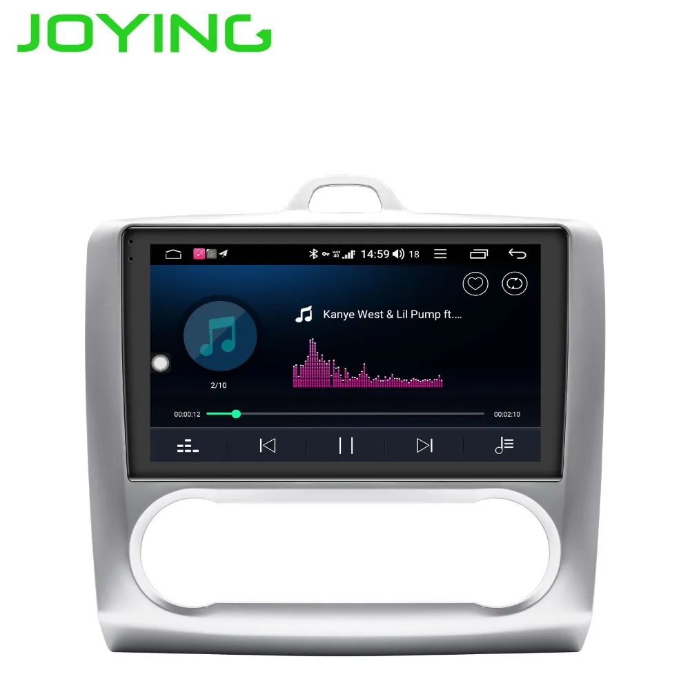 Top 9"Android 8.1 Car Radio Stereo 4GB+64GB Head Unit  For Ford Focus 2005-2012 GPS NO DVD Player Built-in 4G Modem Carplay DSP 2