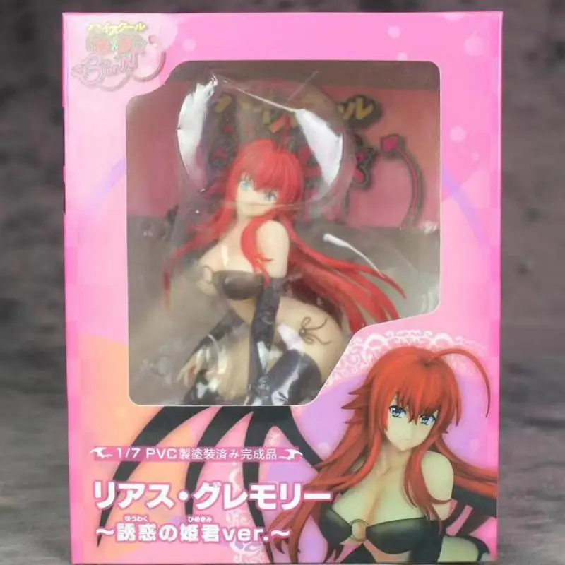 15 см средней школы Dxd Rias Gremory Мягкая грудь ПВХ фигурка модель игрушки Сексуальная девочка мальчик подарок японское аниме фигурки игрушки Фигурки - Цвет: Черный