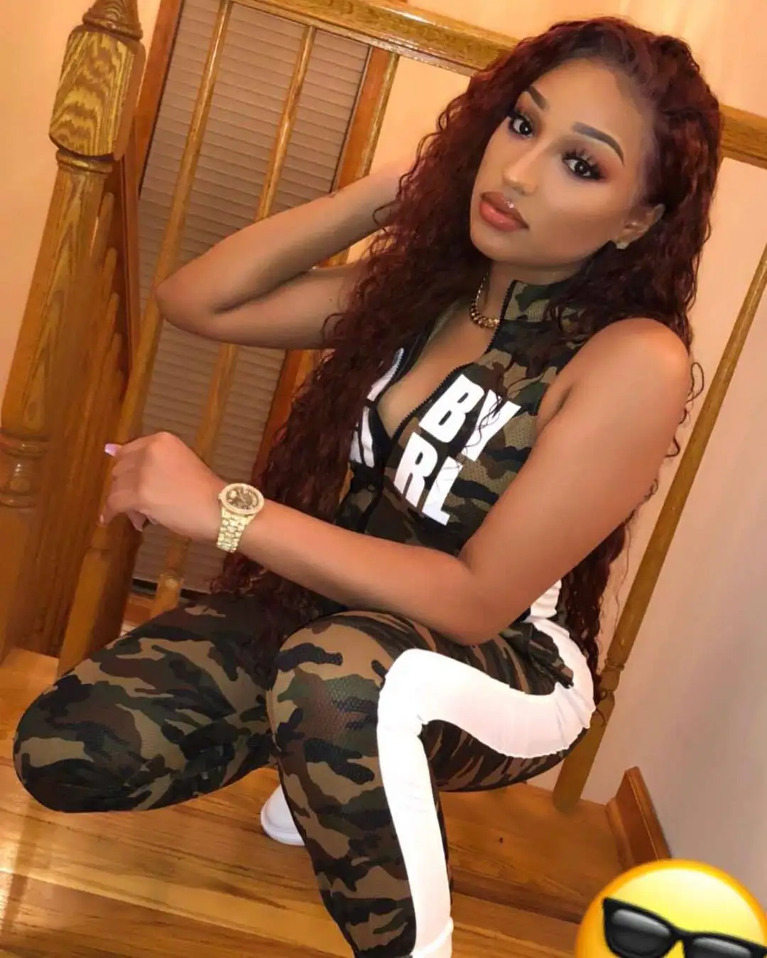 Camouflage Jumpsuits Sportswear Women Overalls Tracksuit