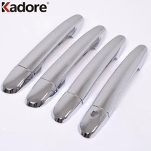 Для Mazda 2 6 2009 2010 2012 2011 ABS Chrome дверные ручки защитная крышка отделка декор снаружи автомобиля Средства для укладки волос