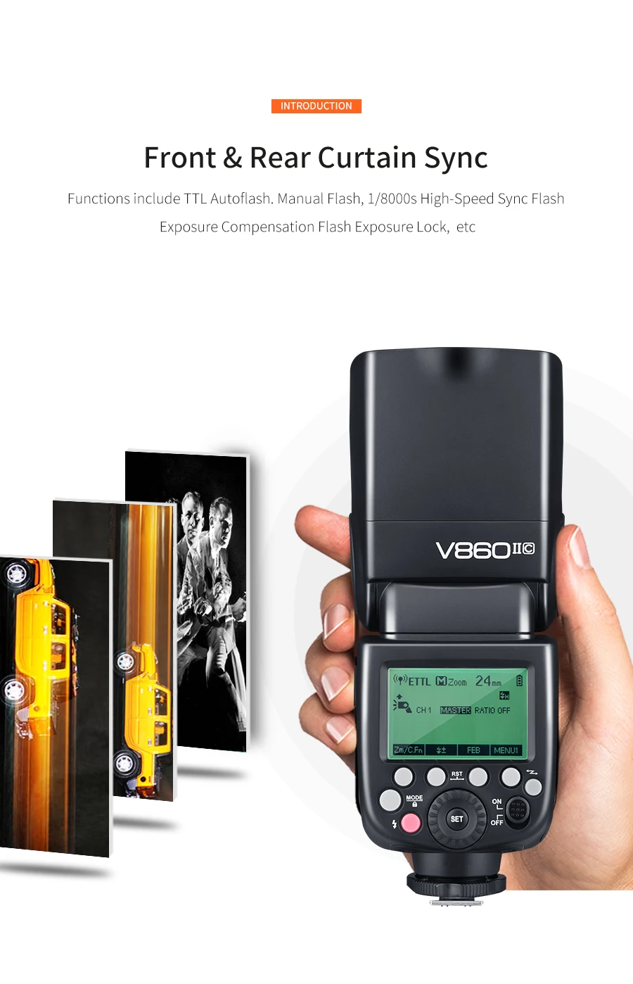 Godox V860II-C V860II-N V860II-S V860II-F V860II-O HSS ttl Вспышка Speedlite+ Xpro передатчик для цифровой зеркальной камеры Canon Nikon sony Fuji Olympus