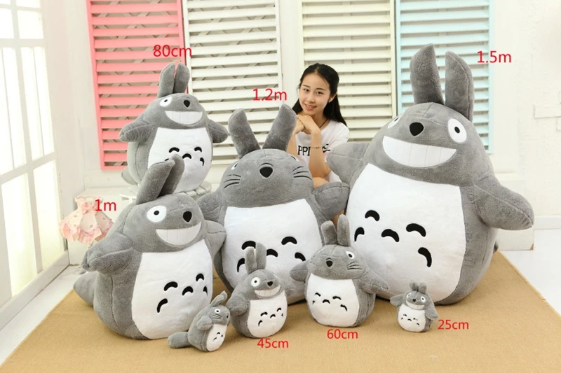 new Totoro doll plush toy large anime Totoro toy cartoon cat pillow for children gift birthday gift 100cm 120cm 150cm DY50326(9)