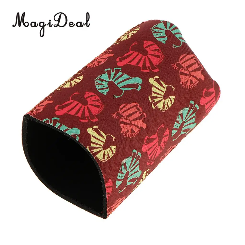 Cute Animal Puppy Zebra Prints Neoprene Beer Can Cooler Sleeve Insulated Reusable Coffee Cup Sleeve