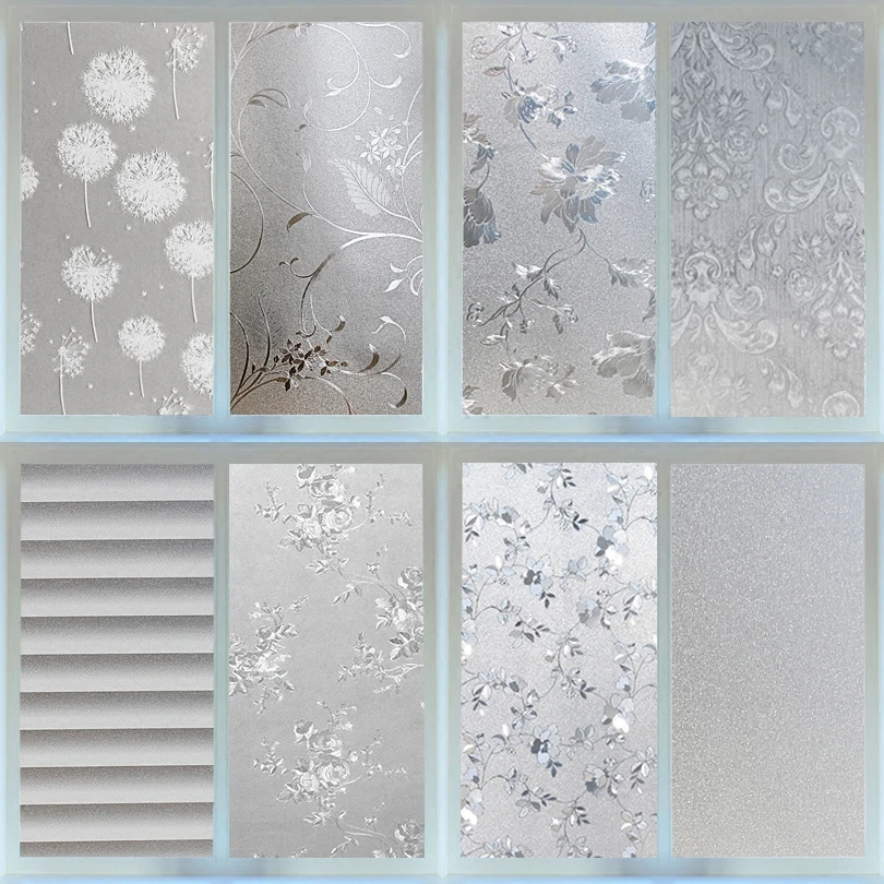 Buy 60x100cm more style Static glass film bathroom