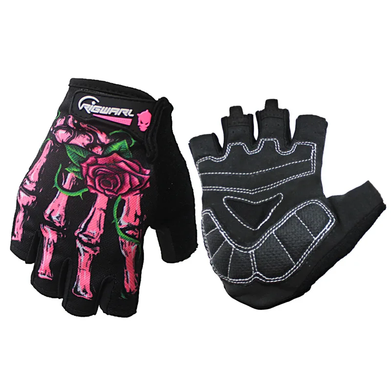 Уличные спортивные перчатки, скелетные перчатки с полупальцами, перчатки для езды на мотоцикле, перчатки для сенсорного экрана, ветрозащитные непромокаемые перчатки