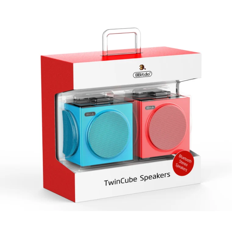 

8Bitdo Twin Cupe Speaker Portable Bluetooth Wireless Sound Box Stereo Audio music With Loudspeaker for IOS Android System