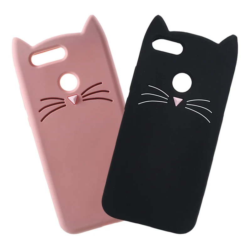 

3D Cat Silicone Case For Xiaomi Mi 5 6 A1 Case Redmi Note 5 Capa 4 4X 4A 5A 6A 6 Pro Phone Back Cover Soft Full Protective Shell