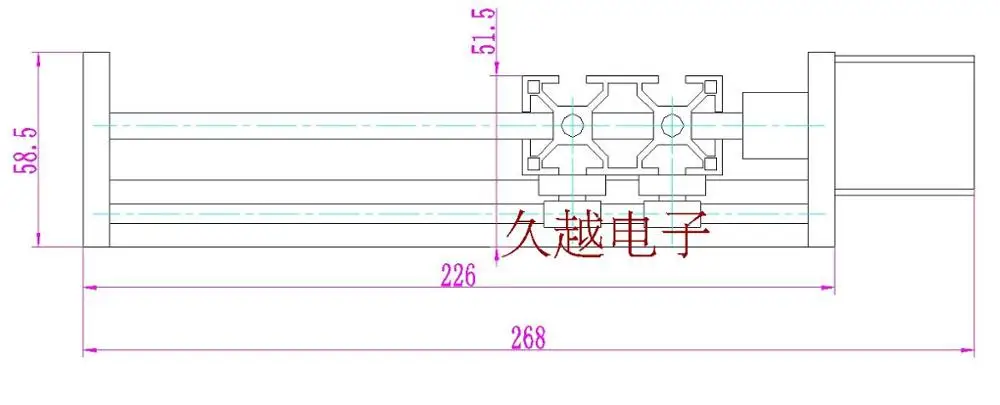 Z axis комплект направляющих с 12 В NEMA17 шаговый двигатель 100-300 мм эффективный ход TR8 свинцовый винт для ЧПУ Reprap 3D принтер