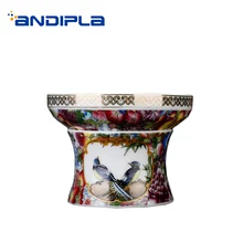 Винтаж Стиль нарисованный вручную цветок узор чай фильтр офисные чай церемонии интимные аксессуары фильтр дома кофе молоко фарфор фильтр