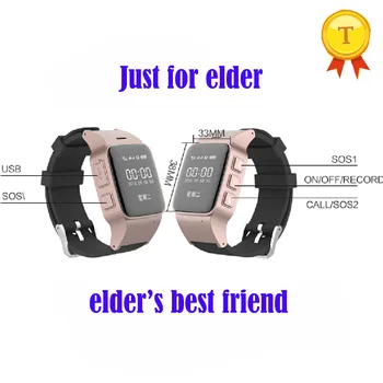 

2017 life waterproof smart Tracking Locator Elderly GPS Tracker WIFI Watch GSM GPS LBS Safety Anti-Lost SOS Wristwatch