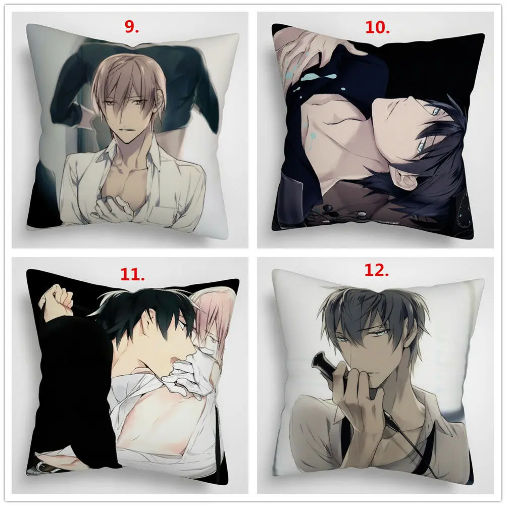 Аниме Манга 10 штук десять YAOI BL наволочка Подушка Fanart чехол для