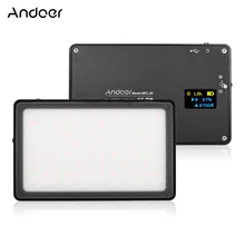 Andoer MFL-05 voor Canon Nikon Sony DSLR Camera CRI 96 + panel lights 3500 k-5700 K LED Video light lamp Camera Fotografie Lamp
